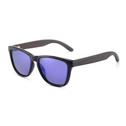 Unisex Polarized 50 / 50   Wood Sunglasses
