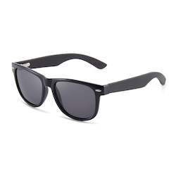 Sunglass: Unisex Polarized 50 / 50 Wayfarer Wood Sunglasses