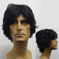 Vitamin product manufacturing: Men's Human Hair Short Wig HW2010