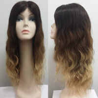Vitamin product manufacturing: Ombre Long Wavy Human Hair Wig
