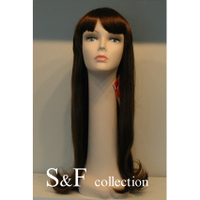 Vitamin product manufacturing: Synthetic Long Sleek Straight Wig S&F111