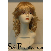 Vitamin product manufacturing: Synthetic Medium Loose Curl Wig S&F104
