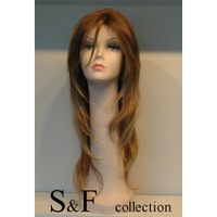 Synthetic Side Layers Straight Long Wig S&F101
