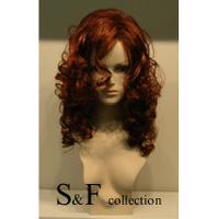Synthetic Medium Length Curly Wig S&F006