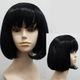 Synthetic Bob Style Straight Full Bangs Wig S&F126