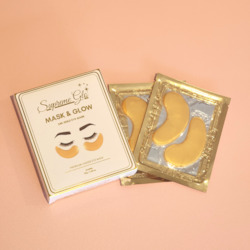 Cosmetic: Mask & Glow - 24K gold under-eye mask  - 10 pack