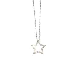 Jewellery: 18k Diamond Star Pendant