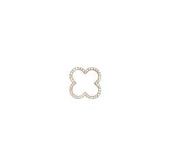 Jewellery: 18k Diamond Flower Pendant