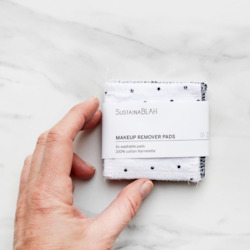 Internet only: SustainaBLAH NZ Made Washable Makeup Remover Pads