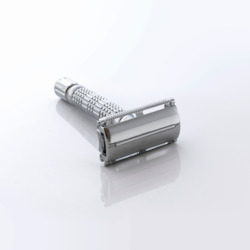 Internet only: SustainaBLAH Stainless Steel Safety Razor - The Minimalist Silver Edition