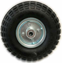 Wheels: 4.10 / 3.50 - 4 Solid Rubber Hand Truck Wheel