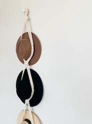 Triple MacramÃ Hat Hanger