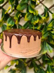 Mini triple chocolate cake (5" wide)