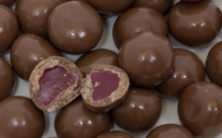 All Lolly Selections: Chocolate Raspberry Balls