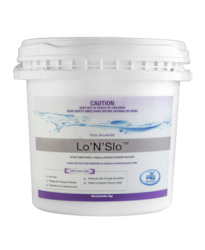 Swimming pool chemical: Lo'N'Slo 5kg Pail
