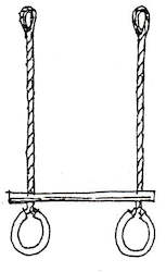 Trapeze Bar with Rings