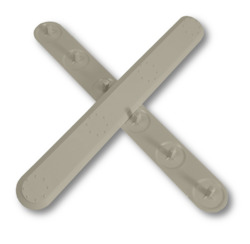 Self-Install KitBoxÂ® - Grey Polyurethane Tactile Directional - Bar