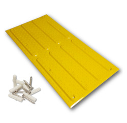 Internet only: Yellow Fibre Reinforced Polymer (FRP) Directional Tac-Tile