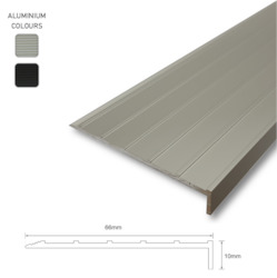Series 7 Aluminium Stair Nosing - Solid Aluminium