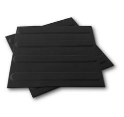 Black Self-Adhesive Directional Tac-Tile