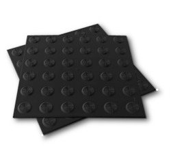 Black Self-Adhesive Warning Tac-Tile