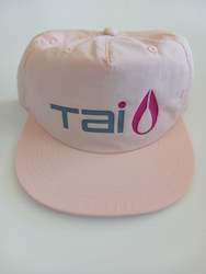 Trucker Caps: Pale pink Surf Cap - grey/pink Tai