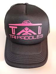Trucker Caps: Trucker Cap (Black and Pink) - TAI