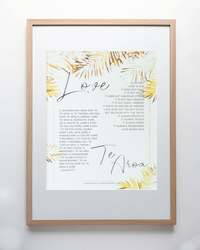 1 Corinthians 13 Cook Island Maori/English, Love is Patient Love is Kind - Gold …