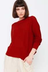 Cocoon sweater - rust
