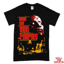 Clothing: House of 1000 Corpses Print Tee Size S