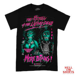 Clothing: Zombie 85' Pink/Teal Tee Size S