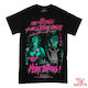 Zombie 85' Pink/Teal Tee Size S