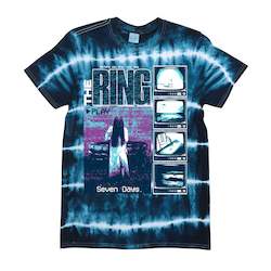The Ring Teal Tie Dye Tee Size S