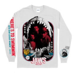 Clothing: Jaws Print Long Sleeve