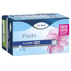 Womens Pads: TENA InstaDRYâ¢ Extra Long Length Pads