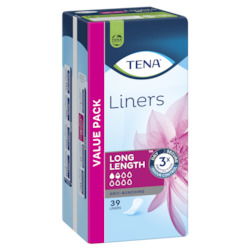 Womens: TENA Long Length Liners