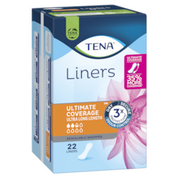 Womens: TENA Ultra Long Length Liners