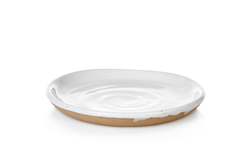 Earth 16cm Bread Plate - Alabaster (4 Pack)