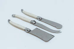 Specialised food: Laguiole 3 Cheese Knife Set