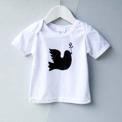 Screen printing: PEACE DOVE Baby T-Shirt