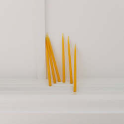 Beeswax Birthday Candles - Pack of 10