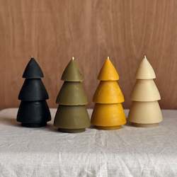 Beeswax Christmas Trees Candles