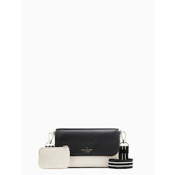 Cleaning service: Kate Spade || Rosie Colorblock Pebbled Leather Flap Crossbody