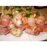 Catering: Prawns Wrapped in Bacon