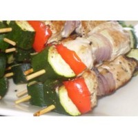 Catering: Chargrilled Vegetable and Chicken Kebabs