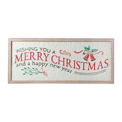 Gift: Tin Sign - Merry Christmas