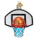 Blown Glass - Basket Ball in Hoop