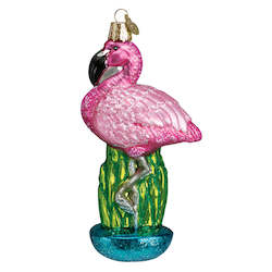 Gift: Blown Glass - Flamingo