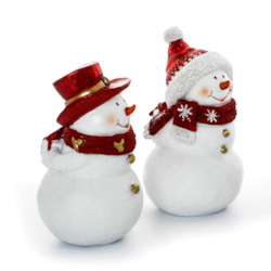 Gift: Pair of Red Snowmen
