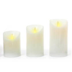 Gift: Moving Wick Candles - White